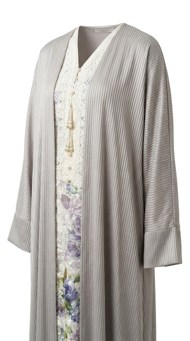 Grey Abaya