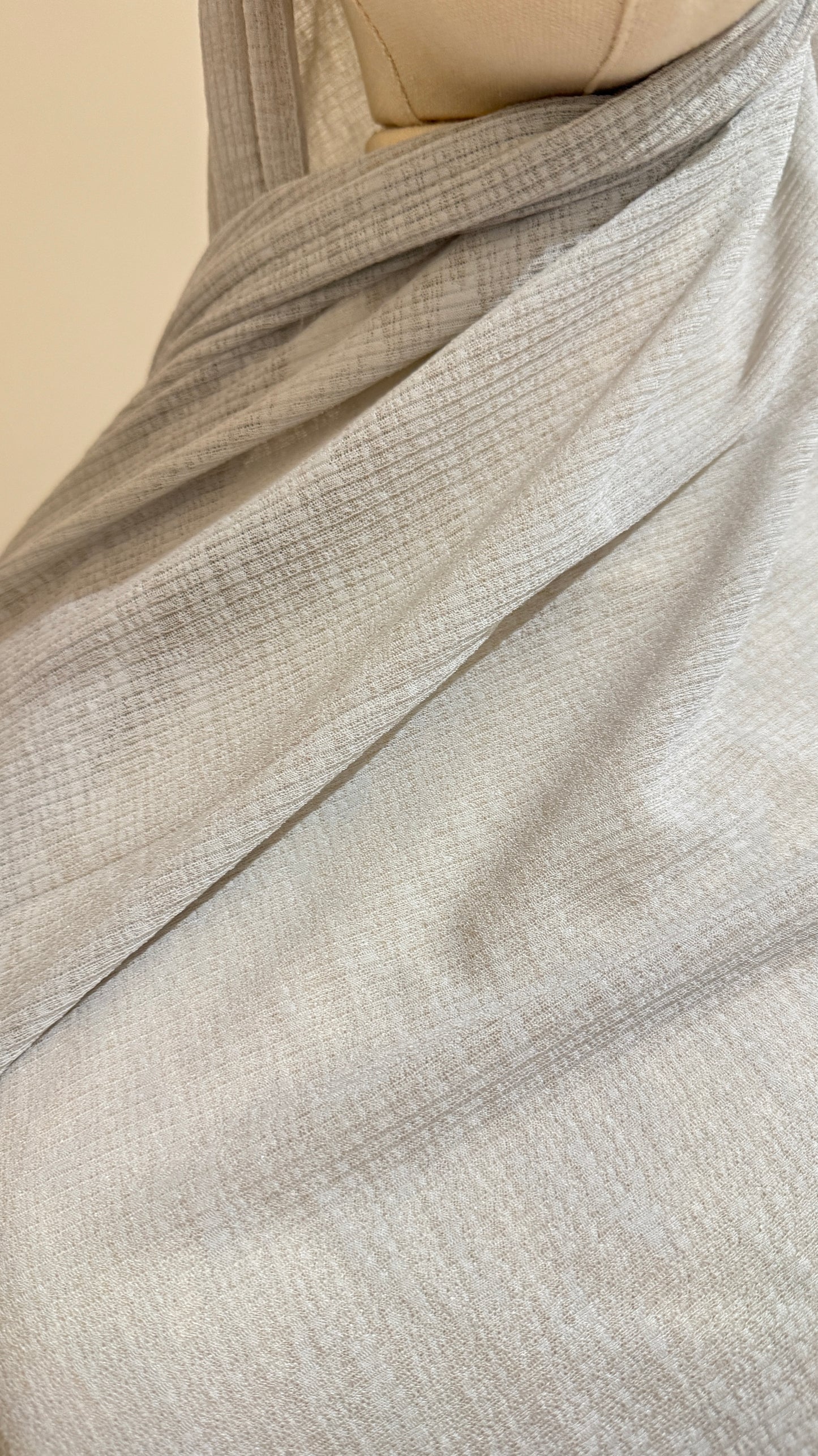 Grey Ribbed Jersey Hijab