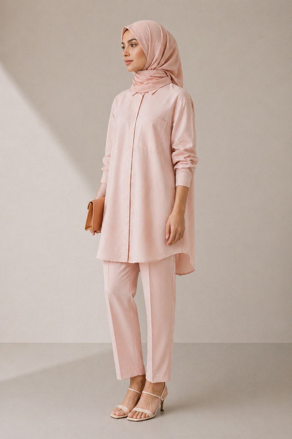 Blush Linen Ease Co-Ord