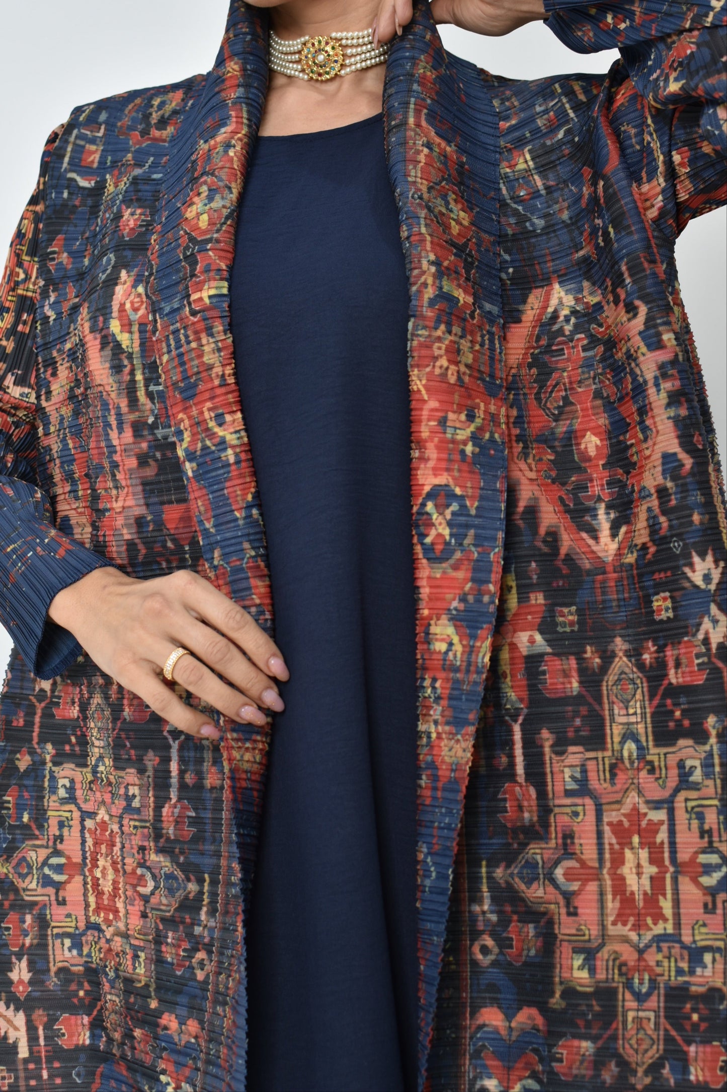 Kilim Pleated Abaya