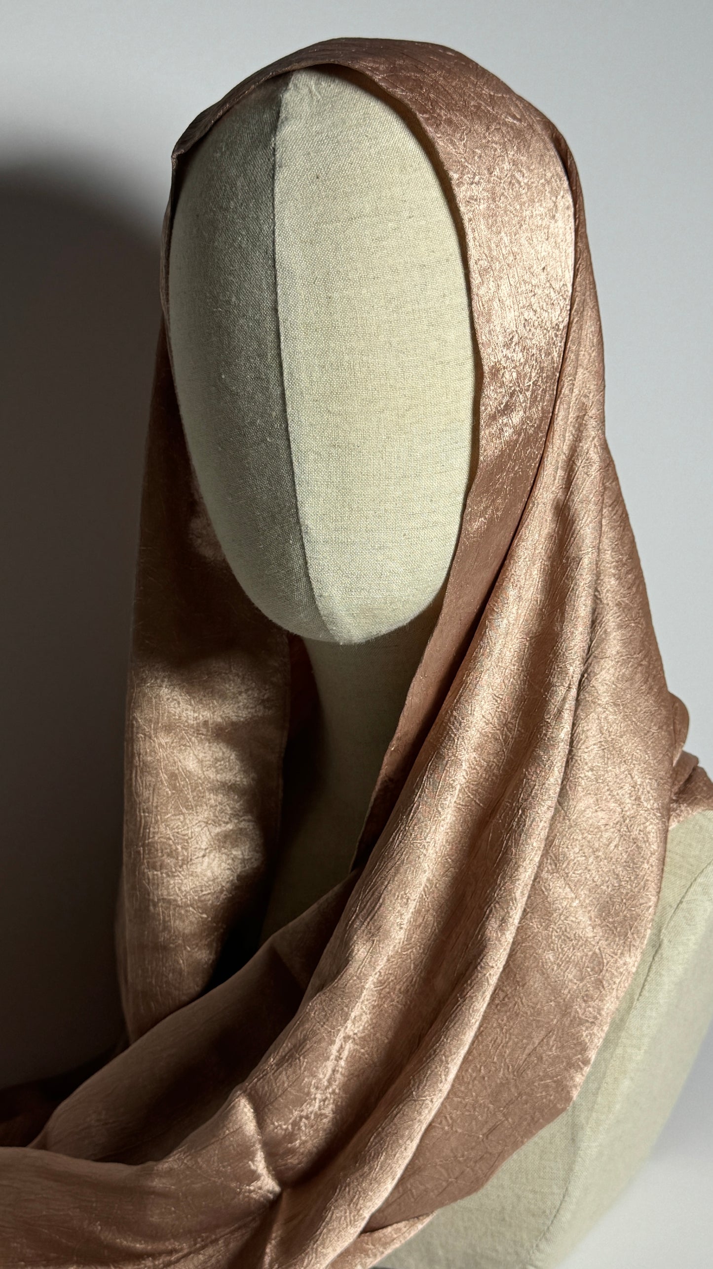 Copper Metallic Hijab