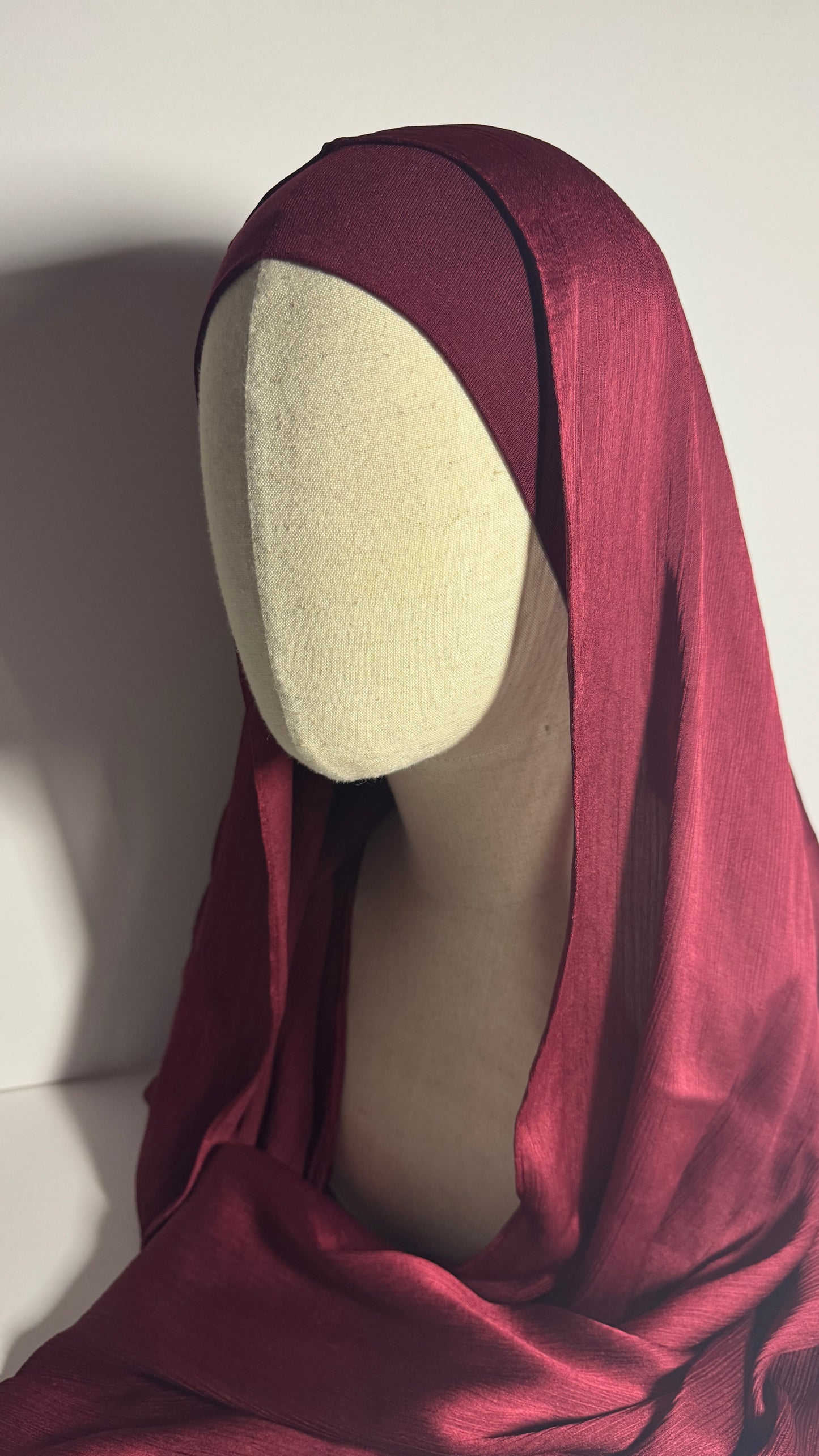 Hijab And A Cap Set-MAROON