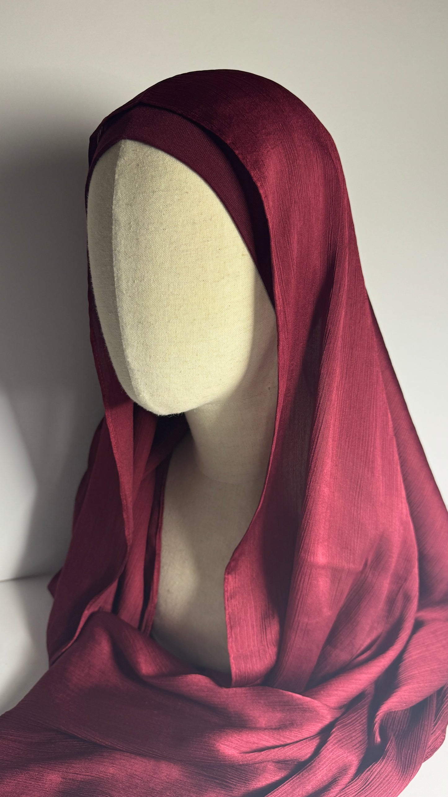 Hijab And A Cap Set-MAROON