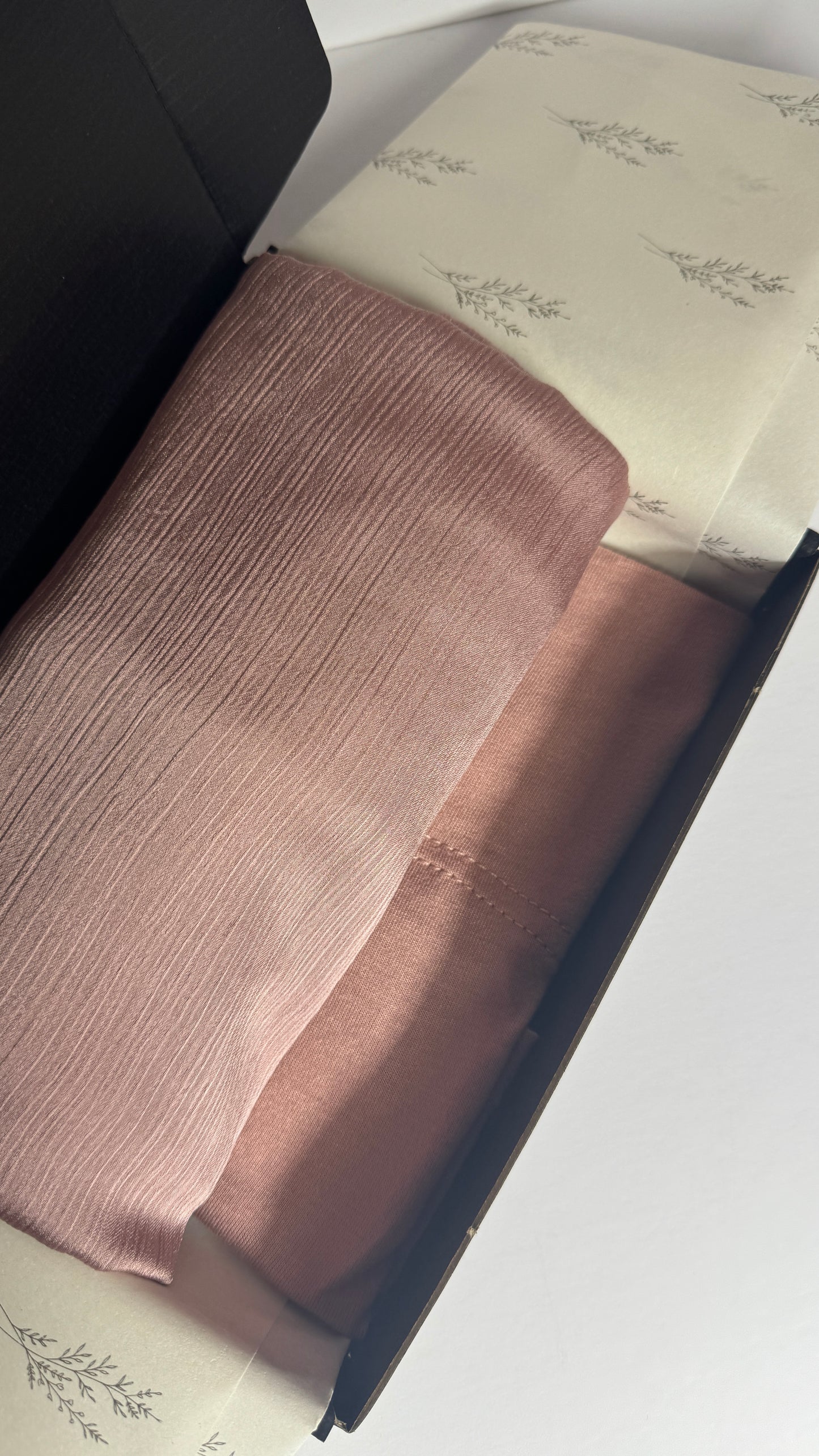 Hijab And A Cap Set - MAUVE PINK