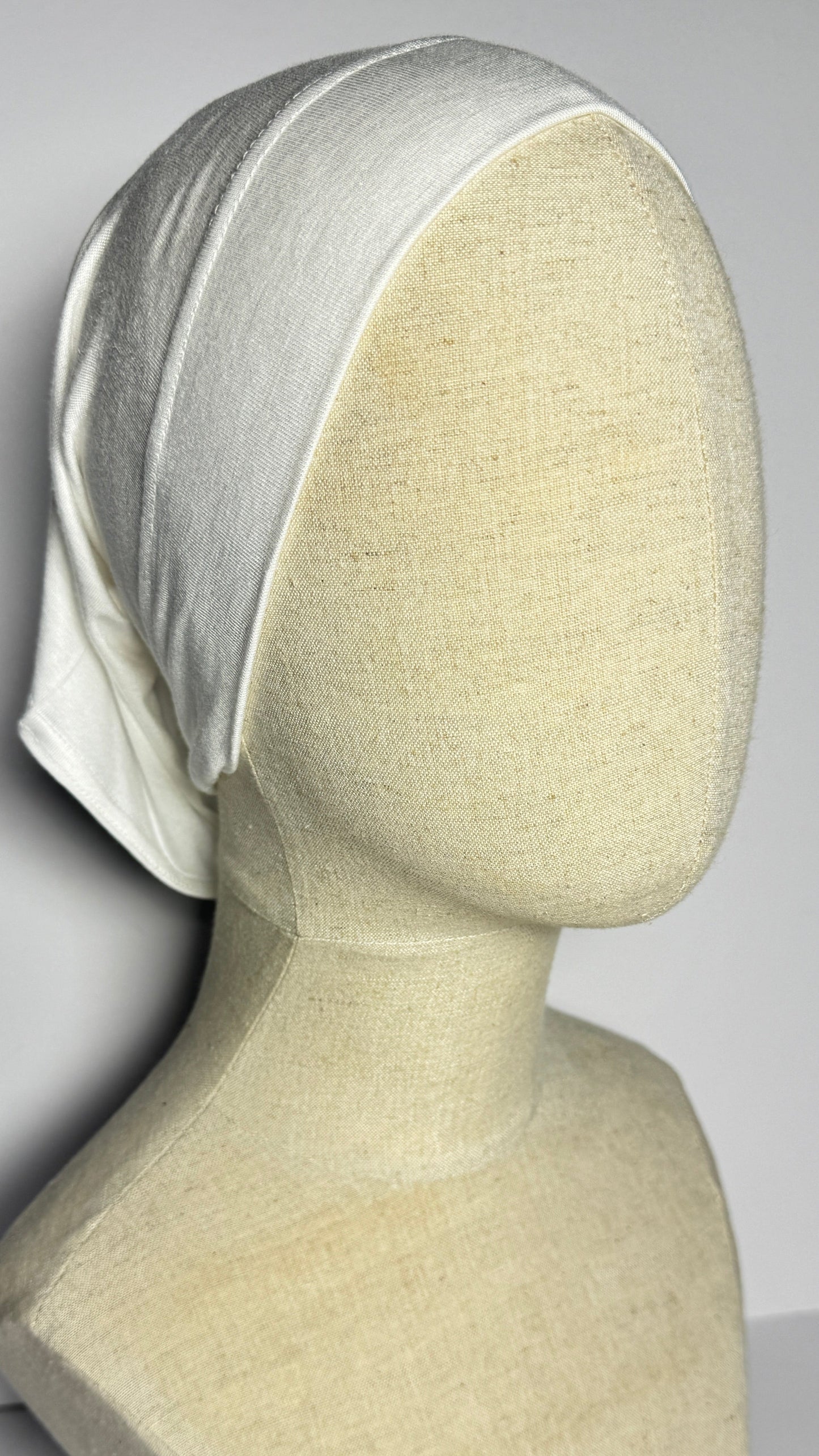 White Effortless Ready-to-Wear Hijab