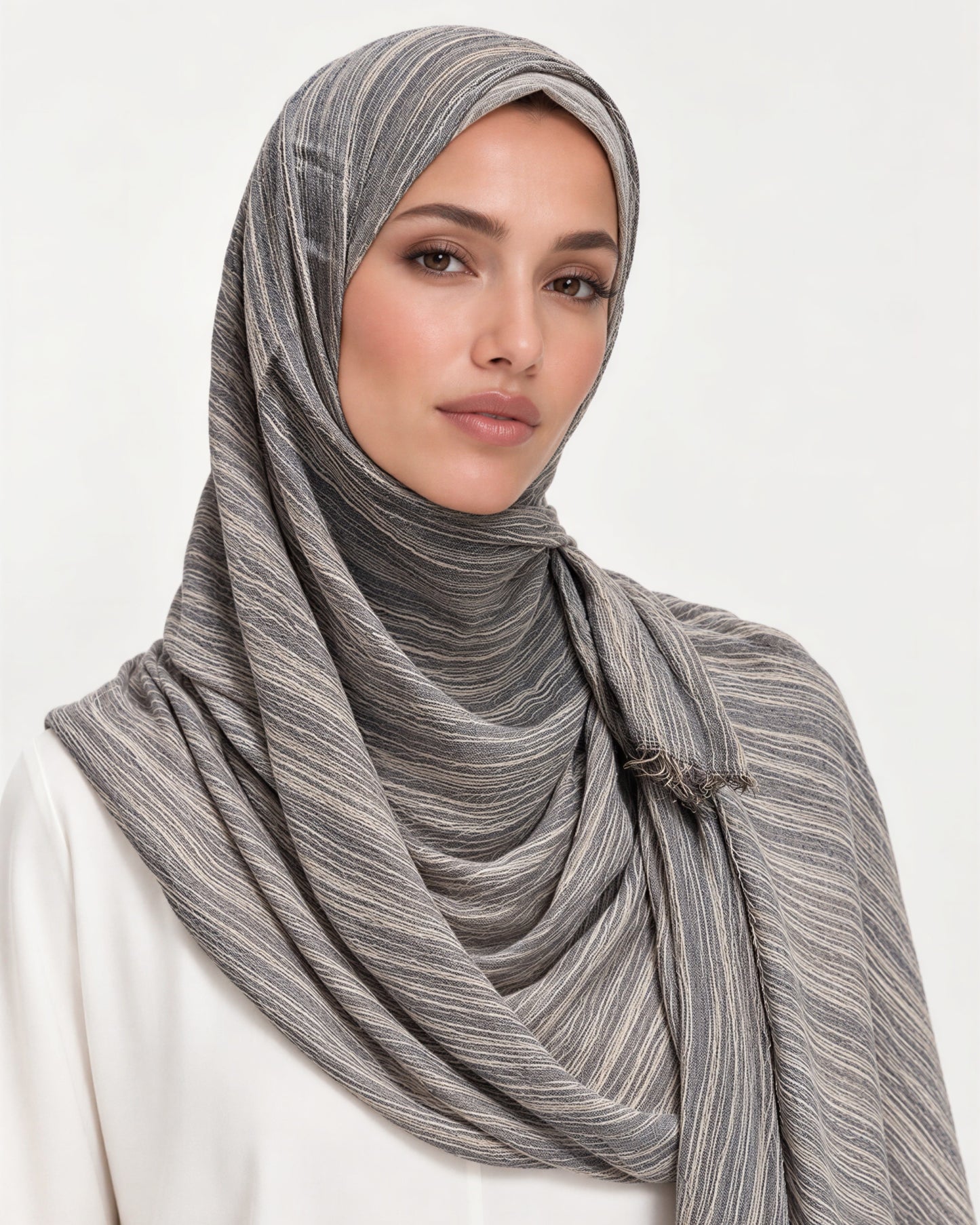 Smoky Graphite Hijab
