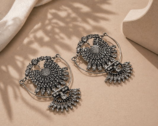 Luna Crystal Hoops