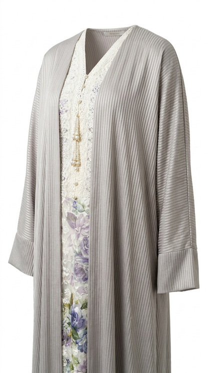Grey Abaya