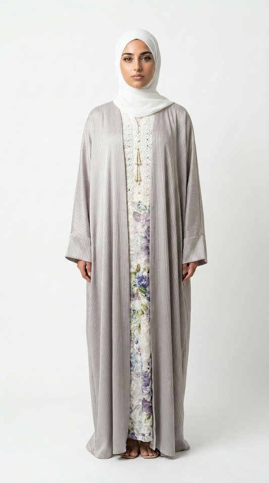 Grey Abaya