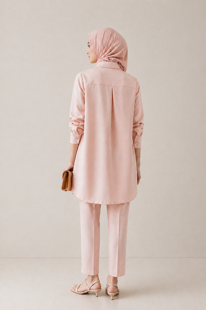 Blush Linen Ease Co-Ord