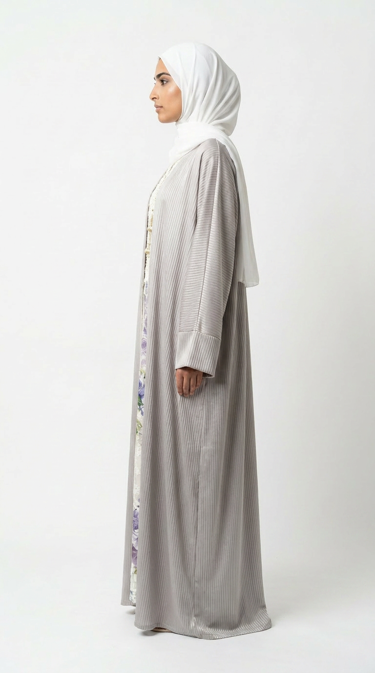 Grey Abaya