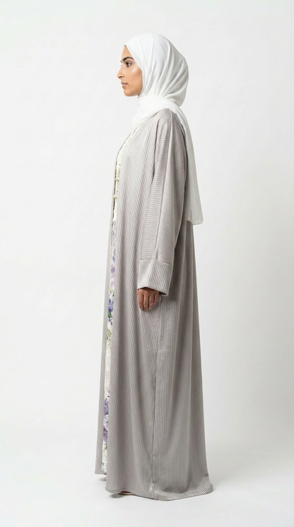Grey Abaya