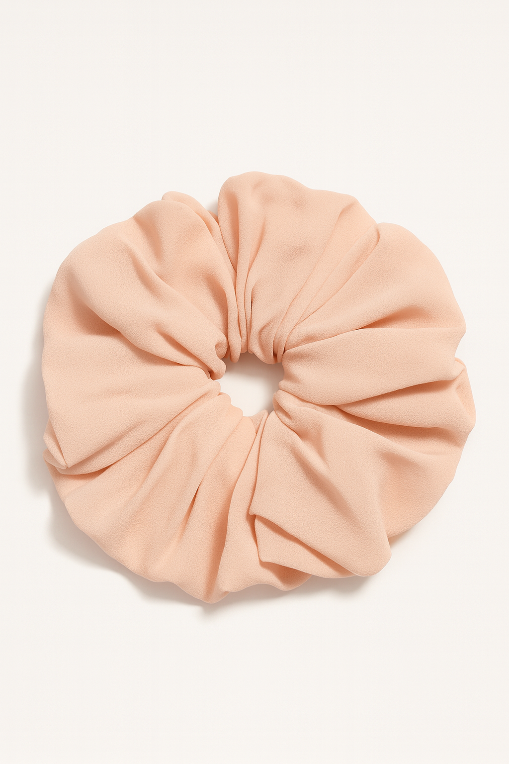 Light Pink Chiffon Volume Scrunchie