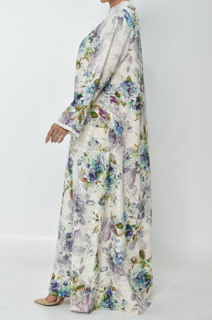 Floral Embroidered Jalabiya