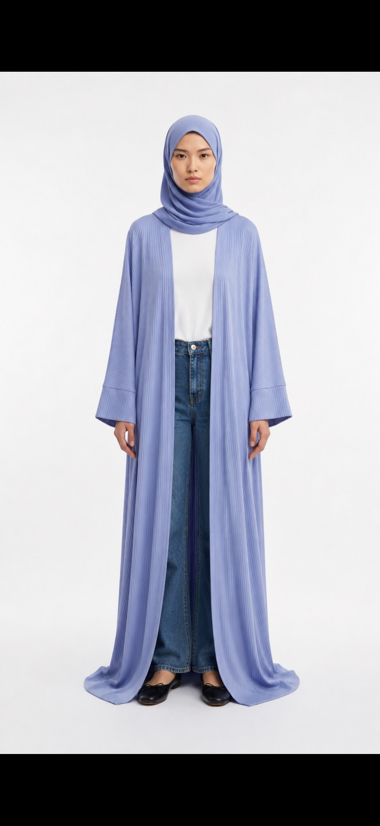 Sky blue abaya