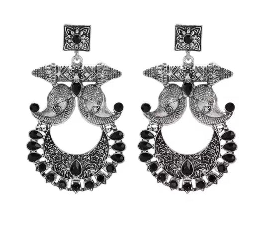 Sultana Crescent Earrings