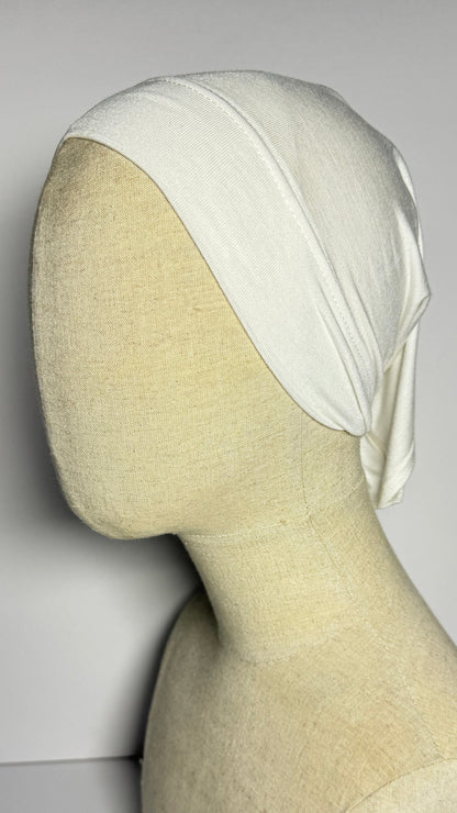 White Effortless Ready-to-Wear Hijab
