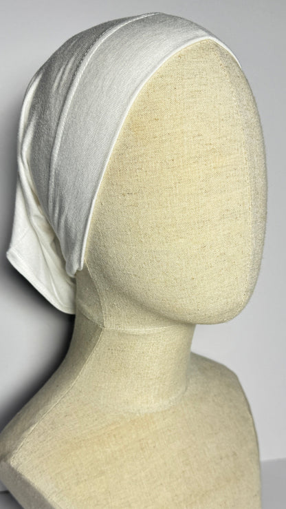 White Effortless Ready-to-Wear Hijab