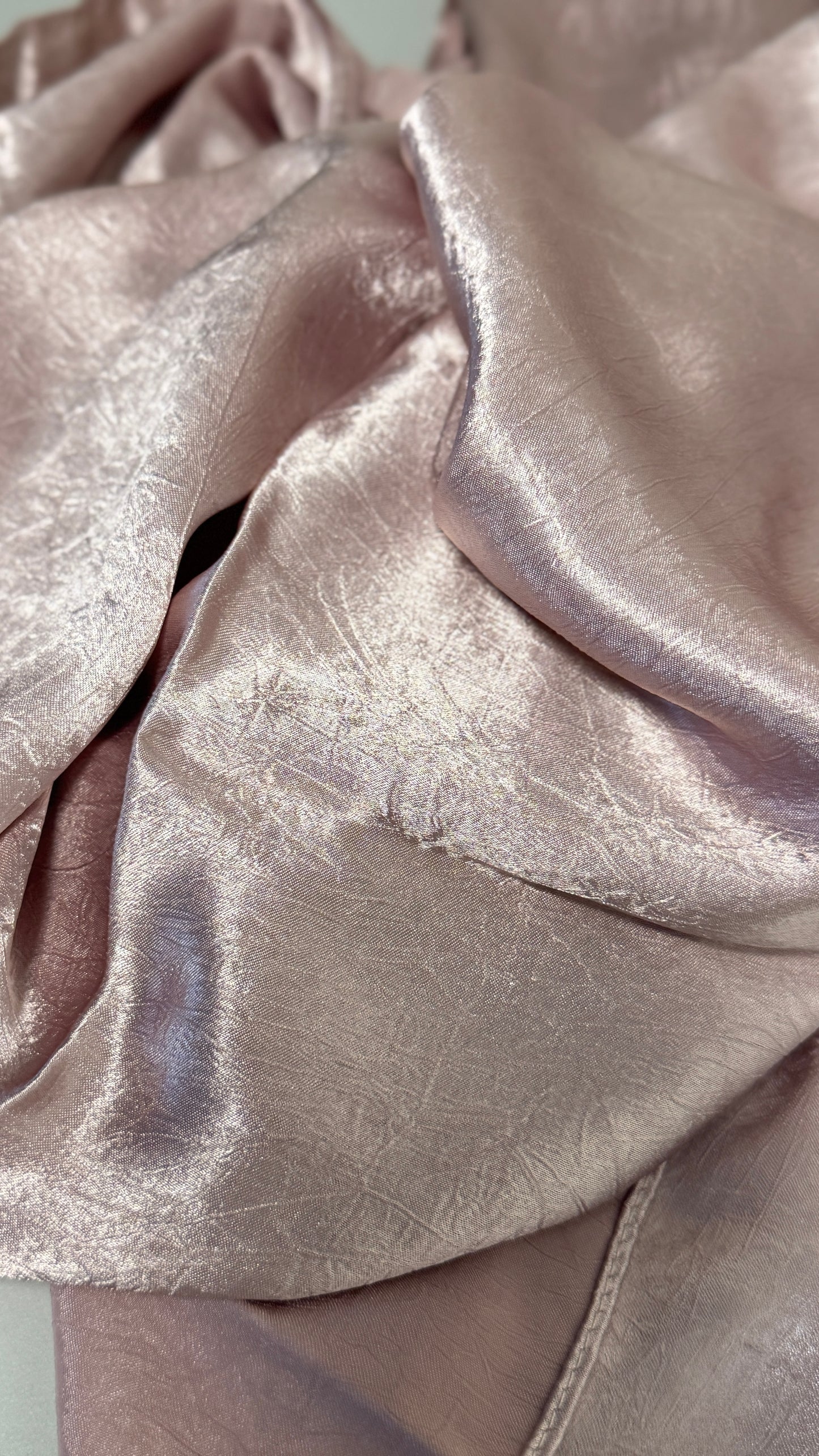 Tea Rose Metallic Satin