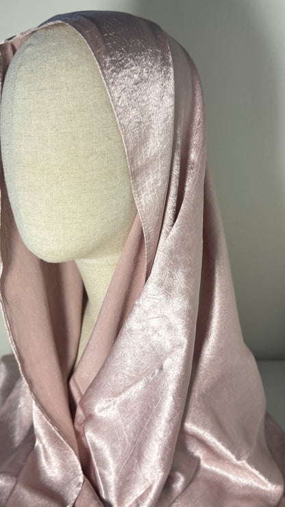 Tea Rose Metallic Satin