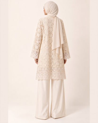 Cream Crochet Set