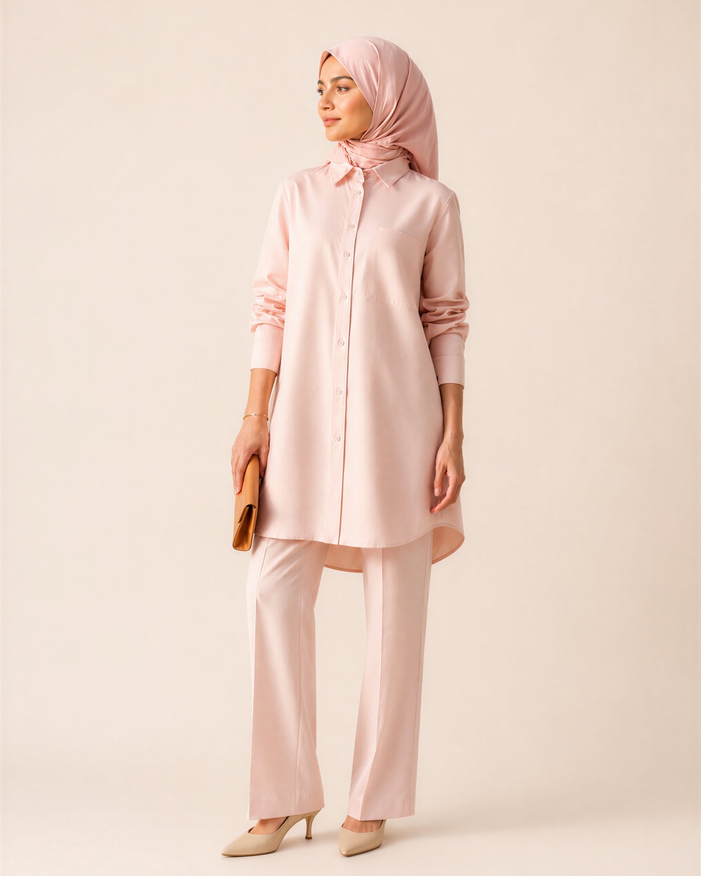 Blush Linen Ease Co-Ord