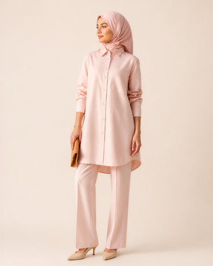 Blush Linen Ease Co-Ord