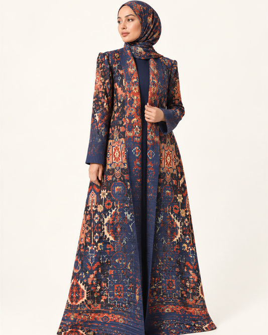 Kilim Pleated Abaya