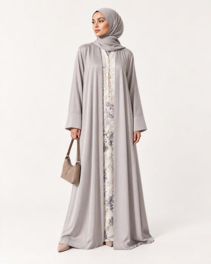 Grey Abaya