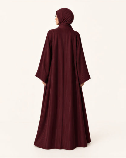 Maroon Abaya