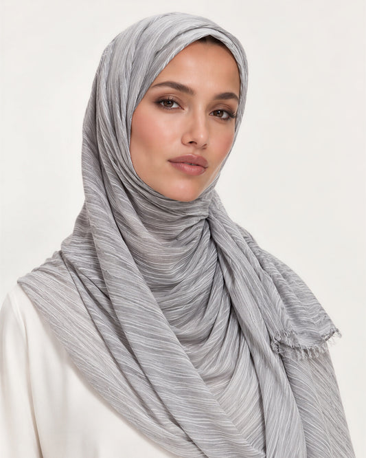 Silver Mist Hijab