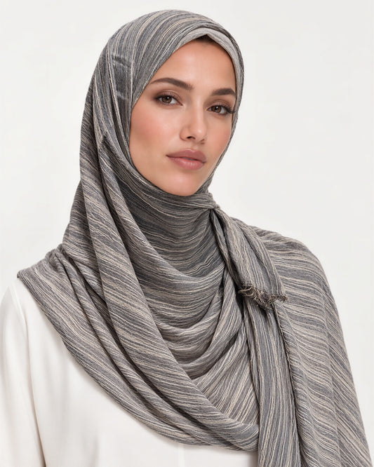 Smoky Graphite Hijab