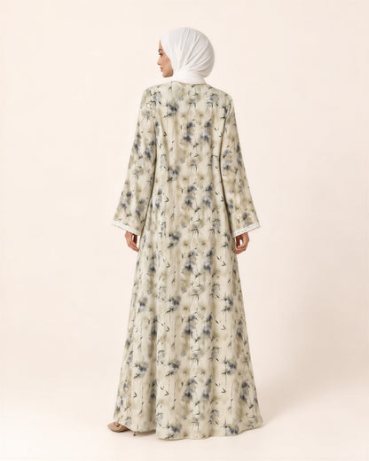 Dandelion Embroidered Jalabiya